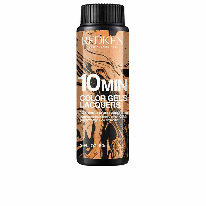 Vopsea permanentă de păr Redken Color Gels Lacquers, nuanța 4NN Coffee Ground, 3 x 60 ml