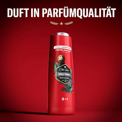 Gel duș și șampon bărbați Old Spice Wolfthorn 250ml