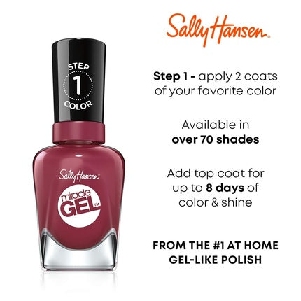 Lac de unghii, Sally Hansen, Miracle Gel 489, 14.7ml