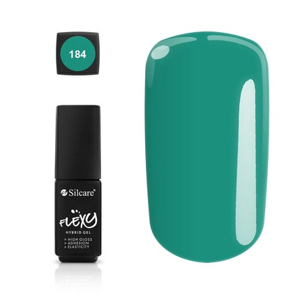 Lac de unghii Silcare, Flexy Hybrid, negru