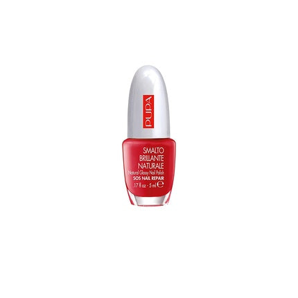 Smalt pentru unghii Pupa Doll Nail Polish Brill Natural 008 Love Potion, roșu, 5ml