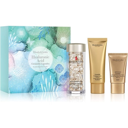 Kit de Curatare Fata, Elizabeth Arden, Hyaluronic Acid Ceramide Capsules