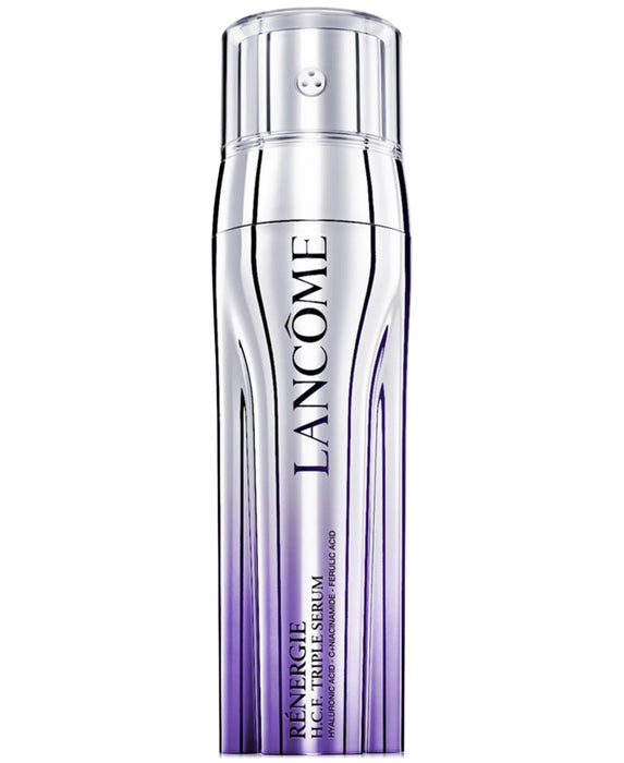 Ser pentru față Lancome Rénergie H.C.F. Triple Serum, antiîmbătrânire, cu acid hialuronic, pentru față și gât, 50 ml