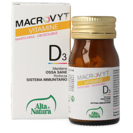 Macrovyt D3 Alta Natura - Pastile Masticabile, 60 buc