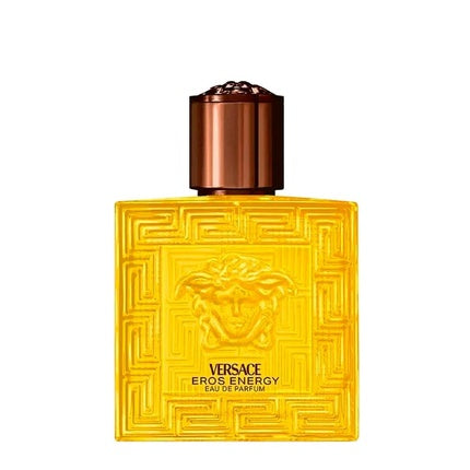 Eau De Parfum Versace Eros Energy 200ml - Sticlă galbenă cu capac metalic