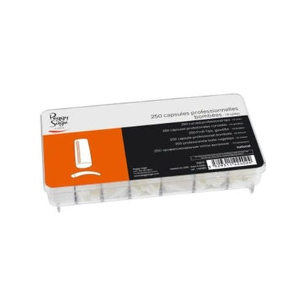 Capsule unghii, Peggy Sage, 250 buc, natural