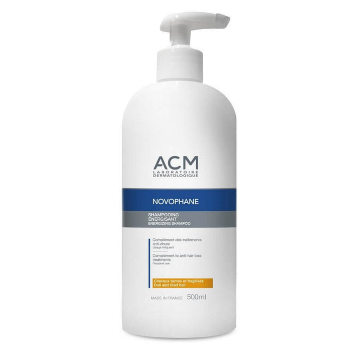 Șampon Laboratoire ACM Novophane, energizant, pentru păr tern și fragil, 500 ml