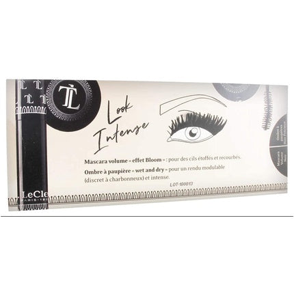Set Mascara și Ombra de Pleoape, T. Leclerc, Look Intense, Culoare Neagră, 2 buc