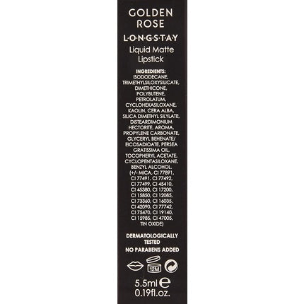 Ruj Lichid, Golden Rose, Longstay, roz mat