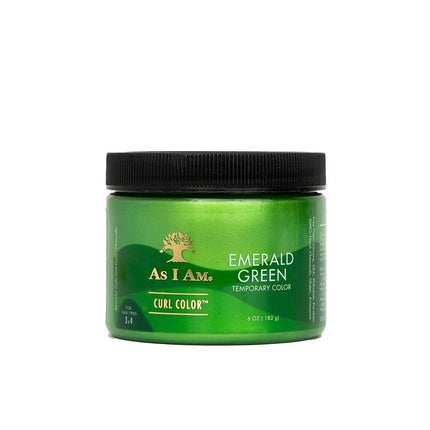 Vopsea păr, As I Am, Curl Color, verde smarald, 182g