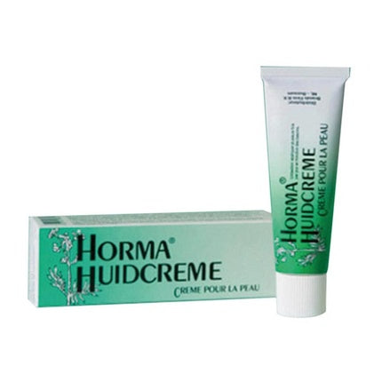 Crema facială Hormeta Horma Huidcreme, ambalaj carton și tub, culoare verde, capacitate 74g