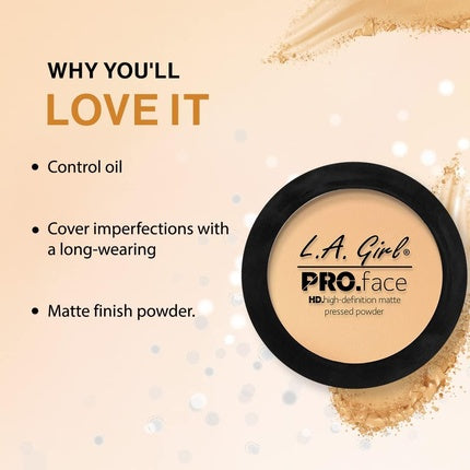 Pudră Mată LA Girl Pro Face, Creamy Natural