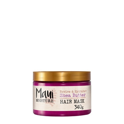 Masca de păr cu unt de shea, Maui Moisture, Revive & Hydrate, pentru păr uscat și deteriorat, 400ml