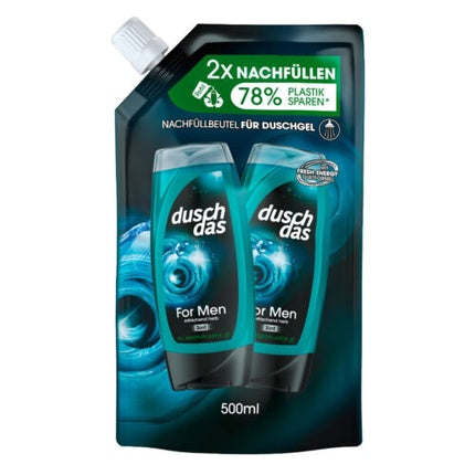 Gel de duș și șampon pentru bărbați, Dusch Das, 500ml