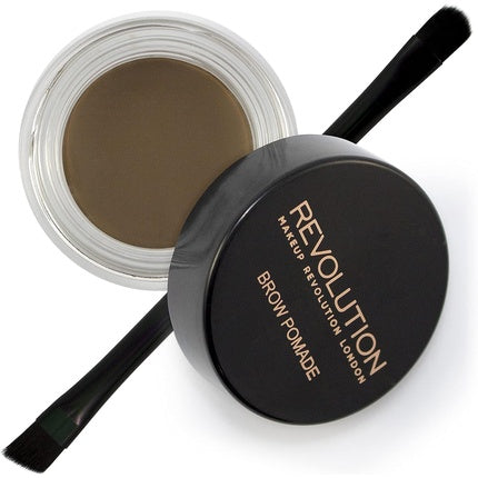 Pomadă sprâncene, Makeup Revolution, Medium Brown, 2.50g