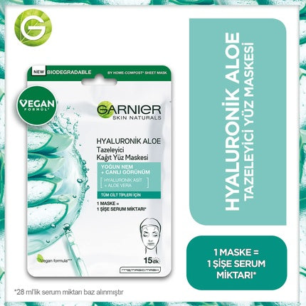 Masca de fata Garnier Skin Naturals Aloe, 40g