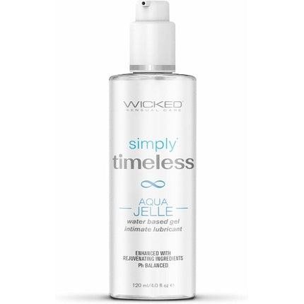 Lubrifiant intim, Wicked Sensual Care, Simply Timeless Aqua Jelle, gel pe bază de apă, 120 ml