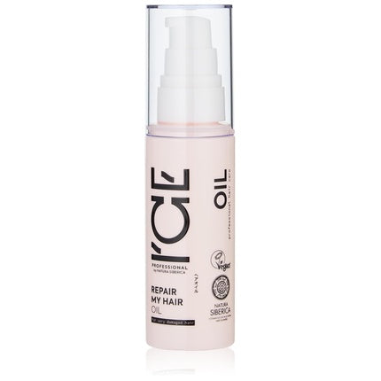 Ulei păr Natura Siberica Ice Repair, 50ml, roz