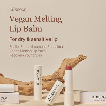 Balsam Buze Mixsoon Vegan Melting Lip Balm Dry Rose