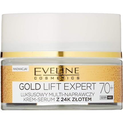 Cremă antirid Eveline Cosmetics Gold Lift Expert, 50 ml
