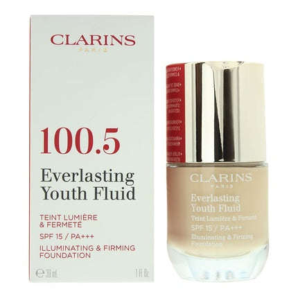 Fundație lichidă Clarins Everlasting Youth Fluid 1005, SPF 15, PA+++, 30ml