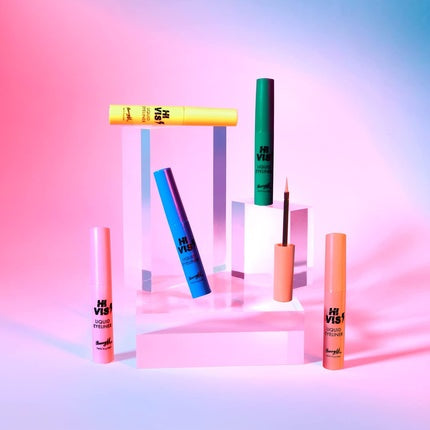 Eyeliner lichid, Barry M, Hi Vis, galben neon 3ml