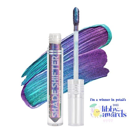 L.A. Girl Shade Shifter Duo Chrome Eye Color Tinsel Ges244, fard de ochi duo, argintiu și violet