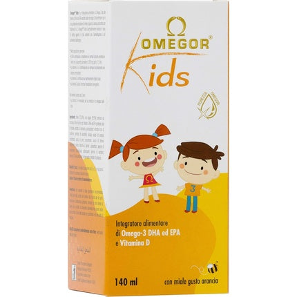 Omegor Kids - Integrator alimentar cu miere și aromă de portocale