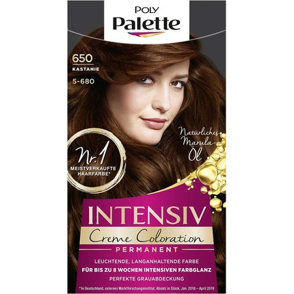 Vopsea Păr, Poly Palette, Intensiv Castaniu 128ml