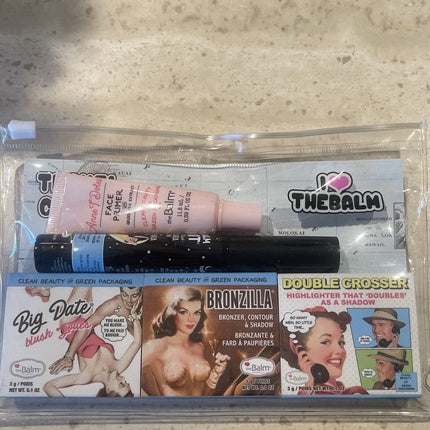 Set machiaj, The Balm, Travel Size, bronzer, iluminator, blush