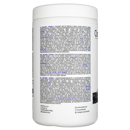 Supliment nutritiv, OstroVit, Collagen + Vitamin C, aroma coacăze negre