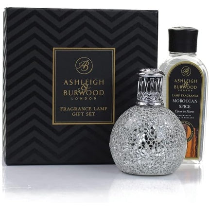 Lampa de parfum Ashleigh & Burwood - Moroccan Spice, sticlă transparentă, capac negru