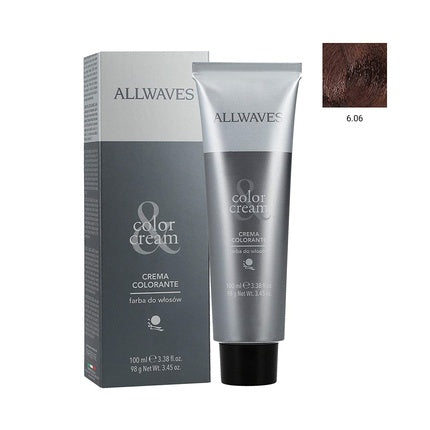 Culoare păr Allwaves Professionnelle Cream Color 6.06 Blond Cărunt Cald, 100ml