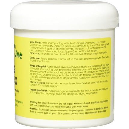 Ceară de păr Jamaican Mango & Lime Locking Creme Wax, 470ml, Culoare: galben
