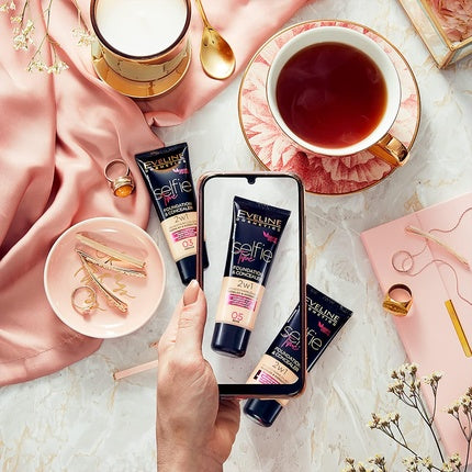 Fond de ten, Eveline Cosmetics, Selfie Time, Natural