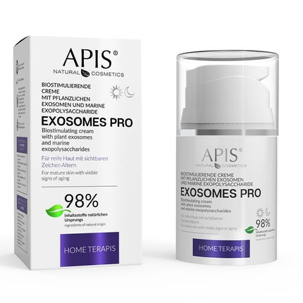 Cremă pentru față, Apis Natural Cosmetics, biostimulatoare, 50ml