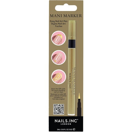 Marker unghii, Nails Inc, Mani Marker, auriu