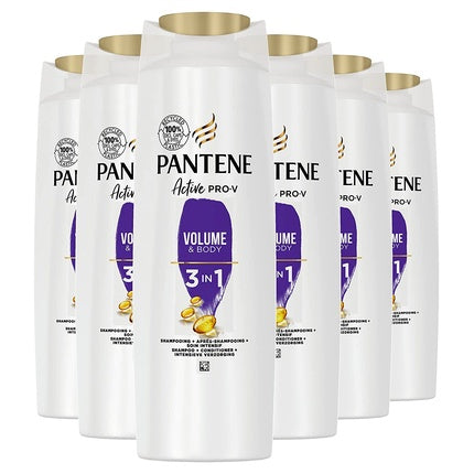 Șampon și Balsam Pantene Pro-V, Volume & Body, 3 în 1 pentru Păr Fin și Plat