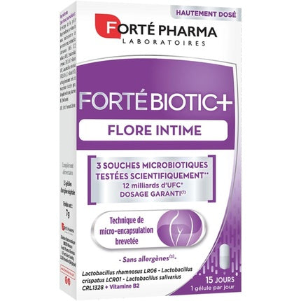 Forte Pharma Fortebiotic Intimate Flora Probiotice Vaginale, 30 g