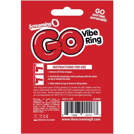 Inel Vibrator, Screaming O, transparent