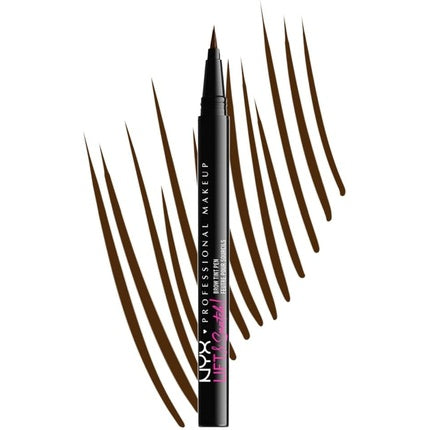 Creion sprâncene, NYX, Lift And Snatch Brow Tint Pen, espresso