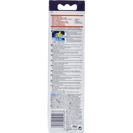 Capete perie electrică Oral-B CrossAction, alb și albastru, compatibile cu Oral-B