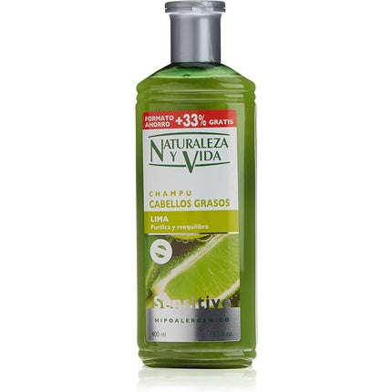Șampon, Naturaleza Y Vida, păr gras, 300ml + 100ml