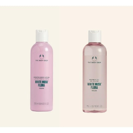 Gel de duș, The Body Shop, White Musk Flora, 250 ml