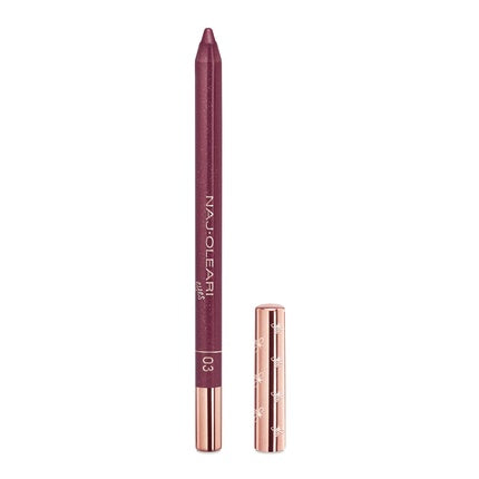 Creion de ochi Naj Oleari, Long Lasting Eye Pencil 03 Burgundy Pearl