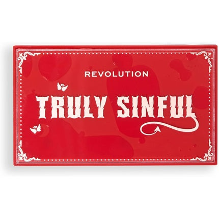 Paletă Fard Pleope, Revolution Beauty, Truly Sinful, roșu