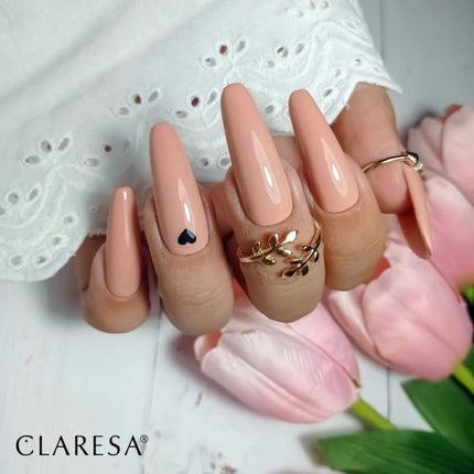 Lac de unghii UV, Claresa, 5ml, dusty rose, set 2 bucăți