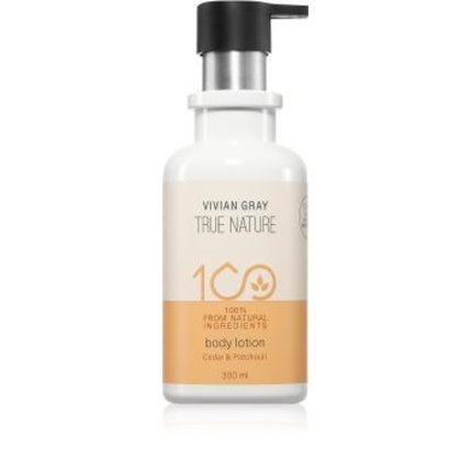 Lotion de corp, Vivian Gray, True Nature Cedar Patchouli, 300 ml