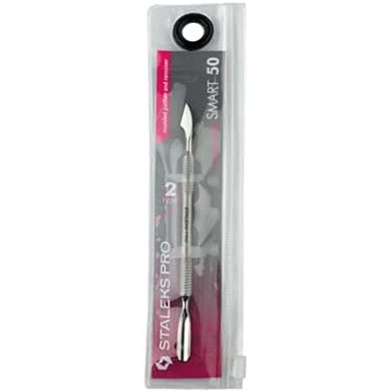 Instrument pentru cuticule, Staleks Pro, Smart 50 Type 2, argintiu