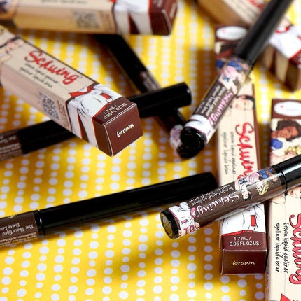 Eyeliner Thebalm Schwing, lichid, maro